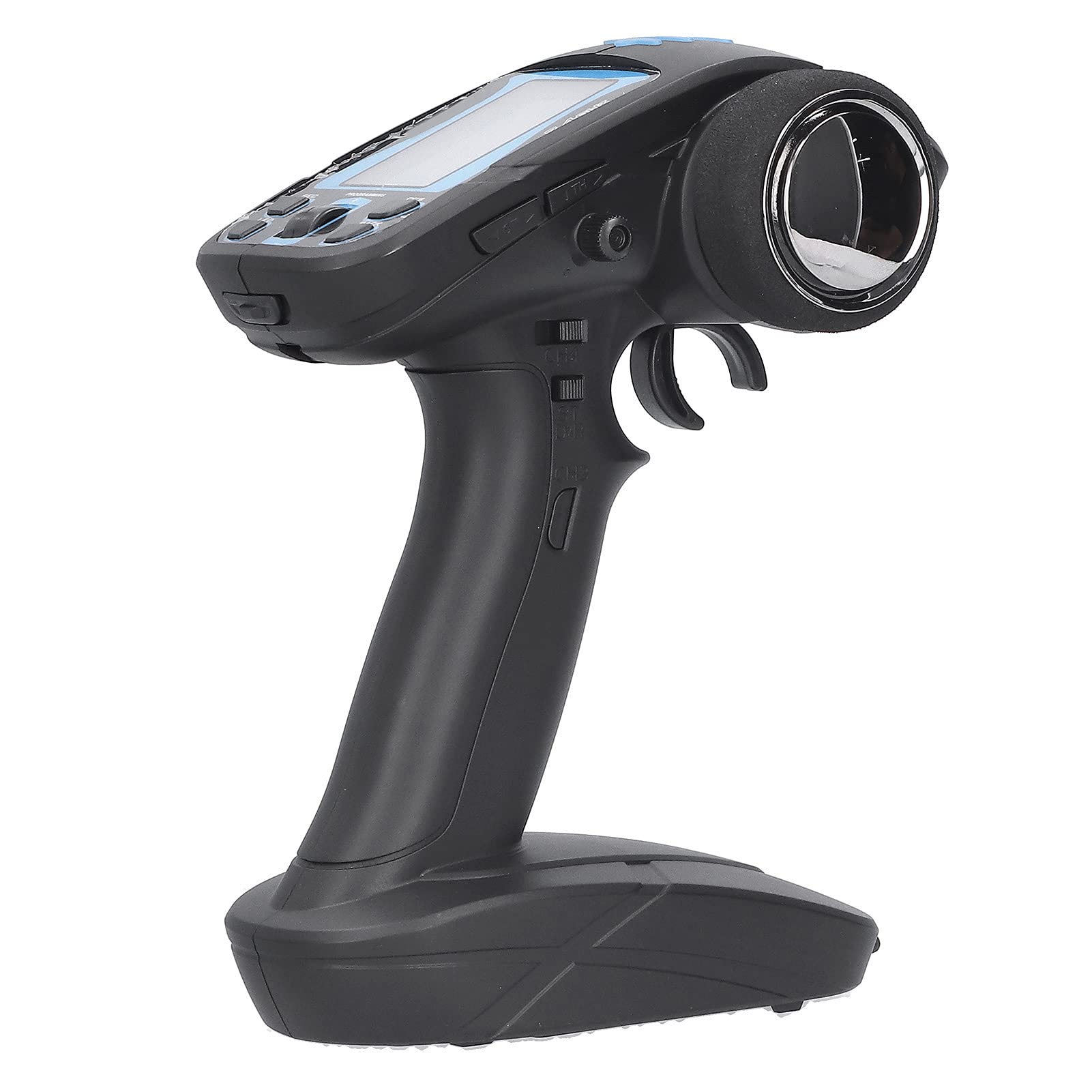 Trasmettitore Telecomando RC a 7 Canali 2.4G con Ricevitore, Alte Prestazioni per Auto e Barche RC, Materiale Plastico Resistente, Dimensioni ca. 7,7x6,7x3,8 Pollici