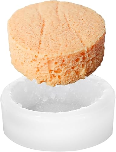 Molde redondo para fondant de pan, molde de silicona artificial para alimentos, moldes de vela en forma de tostada, moldes de jabón esponjosos