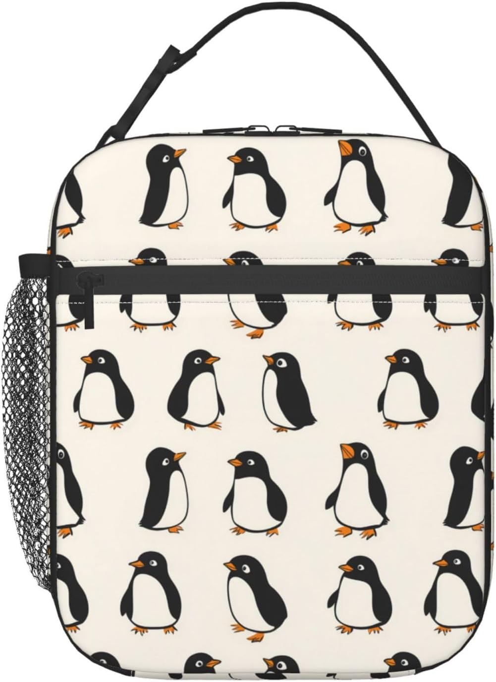 Penguin Lunch Box Insulated Lunch Bag for kids Girls Boys,Reusable Lunch Box Containers for Women Men,Durable Cooler Tote Bag Lunchbox for Office/School/Picnic