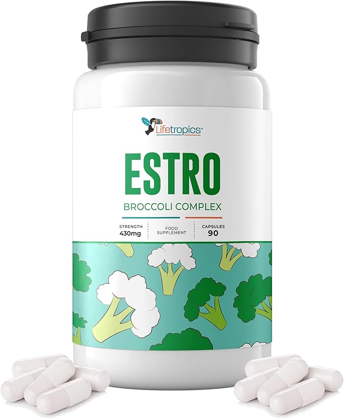 Lifetropics Estro Broccoli Complex Broccoli Powered Estrogen Blocker with Broccoli, Calcium
