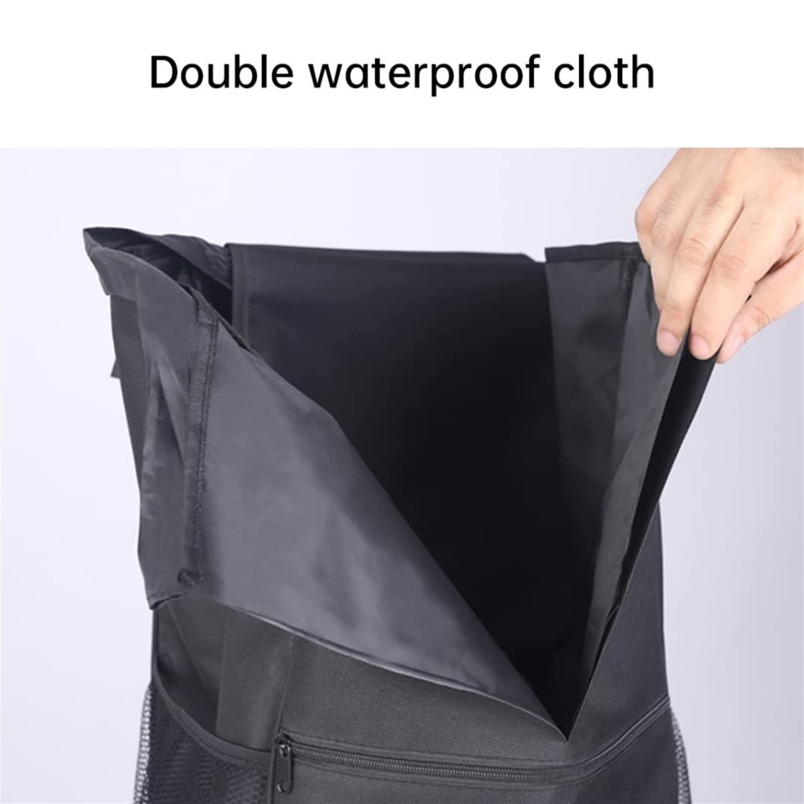 1/2Pcs Wielokrotnego Użytku Torba Do Przechowywania - 45L Torba Zamienna Do Wózka Sklepowego, Wodoodporna Torba Do Przechowywania Z Tkaniny Oxford, Z Kieszeniami Bocznymi, Zapasowa Torba Do Wózka, To