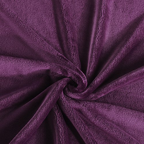 SCM Coperta Vellutata in Pile, 150x200cm,Viola