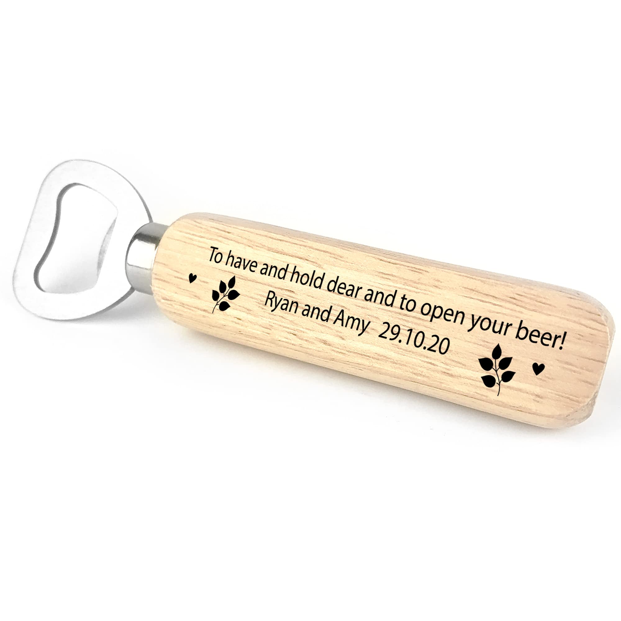 Personalised Wedding Favour Gifts for Friends Bottle Opener Wedding Decor Keepsake