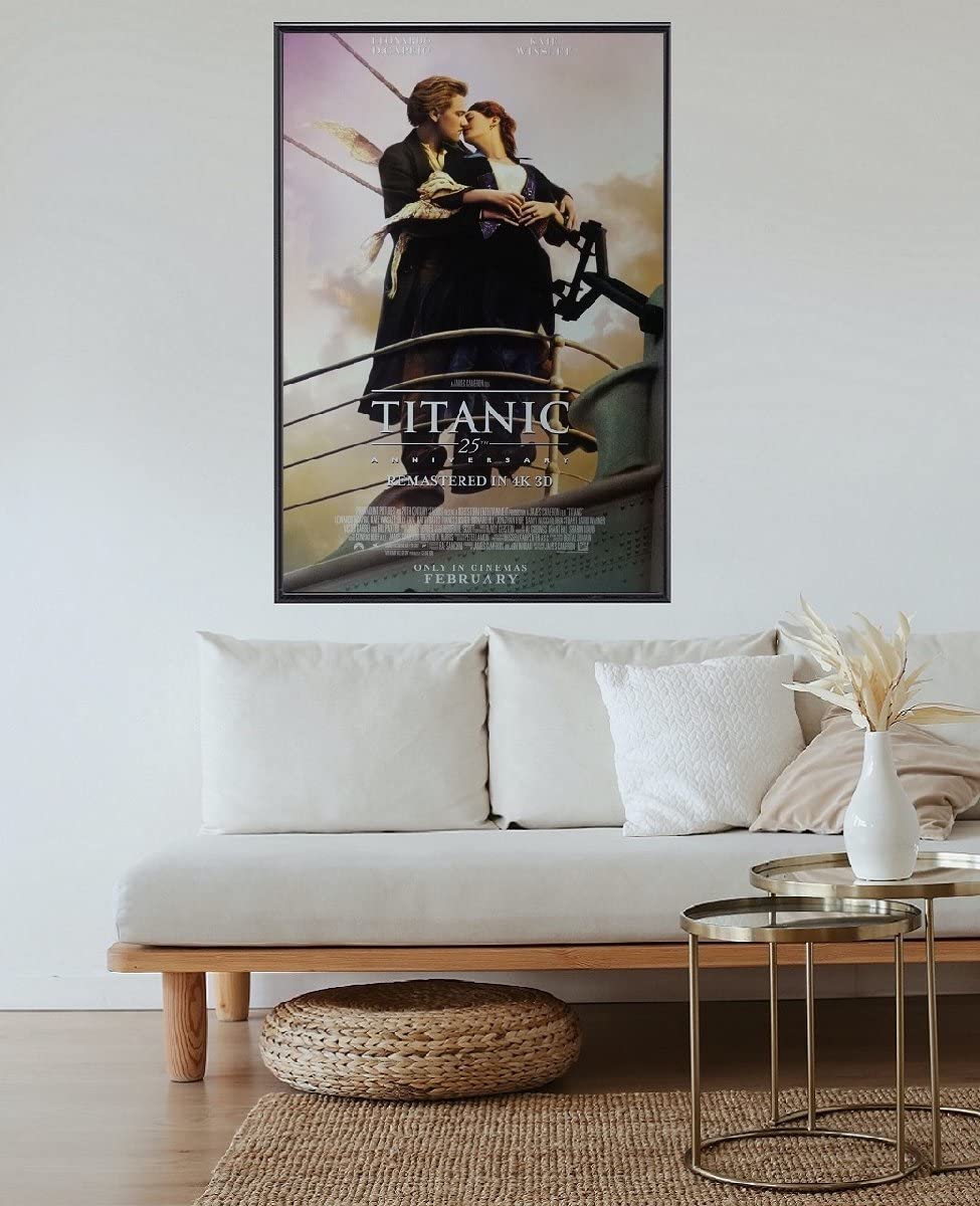 Amazon.co.jp: タイタニック 25周年記念デザイン 映画ポスター TITANIC