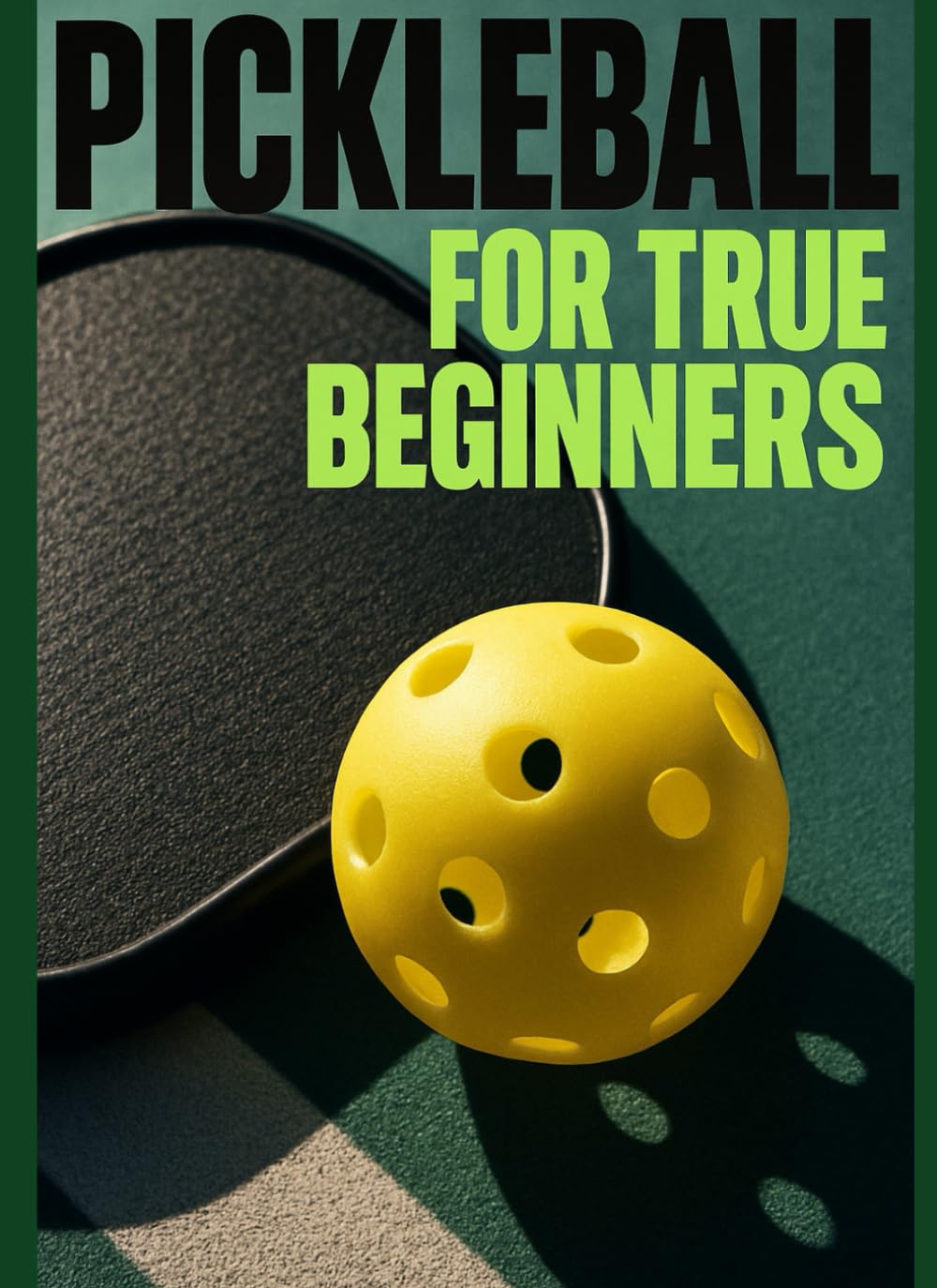 PICKLEBALL FOR TRUE BEGINNERS: Learn Rules, Scoring, and Your First 10 Drills: Start playing today with simple diagrams, quick wins, and zero confusion
