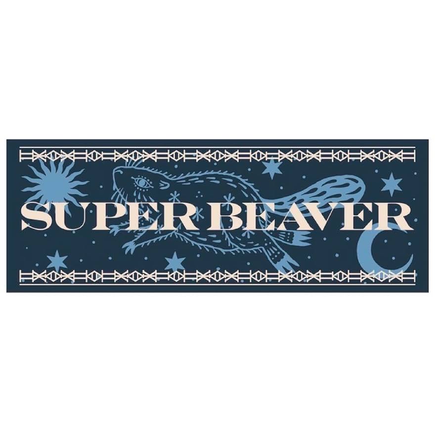 SUPER BEAVER WALLART FRINGE BATHTOWEL 緑 SUPER BEAVER OFFICIAL WEBSTORE