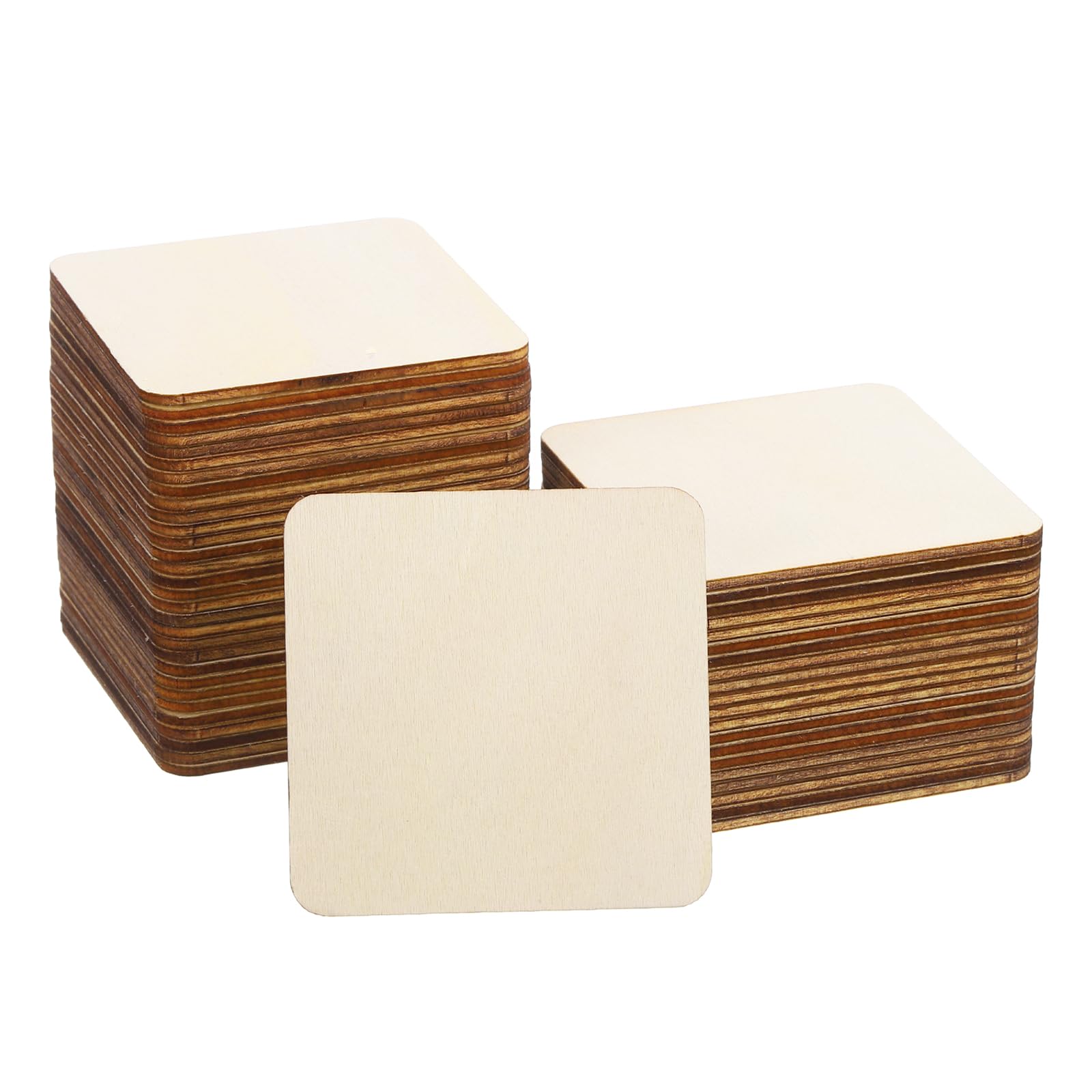 PATIKIL 70mm Wood Pieces
