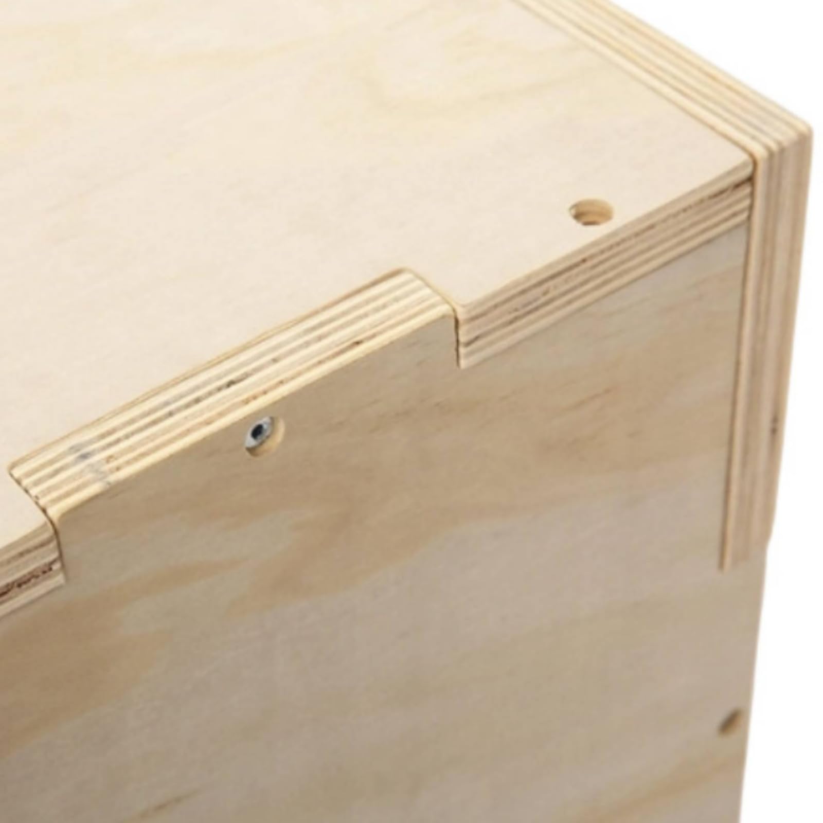 Box Pliometrico in Legno Stabile Scatola Pliometrica con Maniglie Resistente Pedana Fitness per Atleti, Palestra Domestica