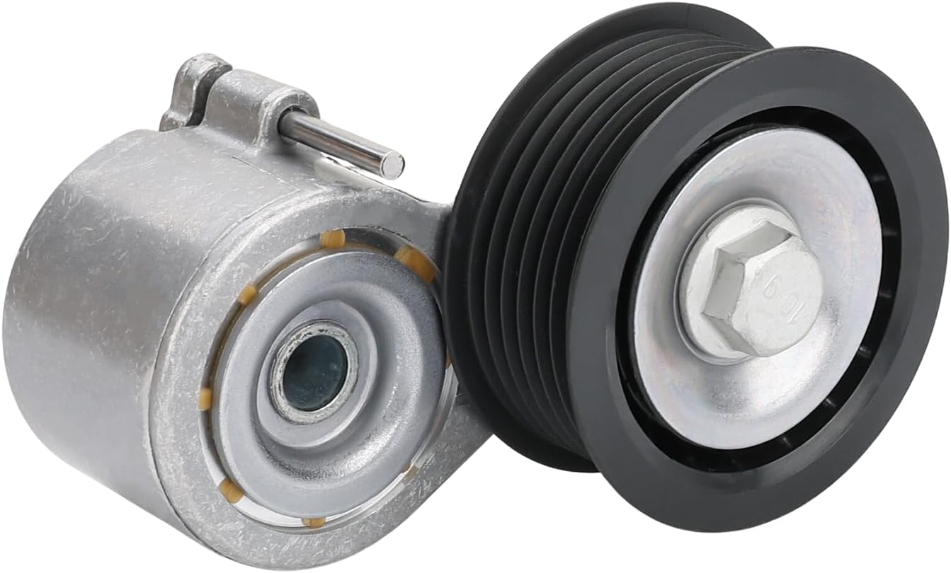 Belt Tensioner Assembly Compatible with Audi S4, S5, Q5, SQ5, Q7, A6 Quattro, A7 Quattro, A8 Quattro, VW Touareg, Porsche Cayenne, Panamera V6 3.0L Replacement for 06E903133M 06E903133AA