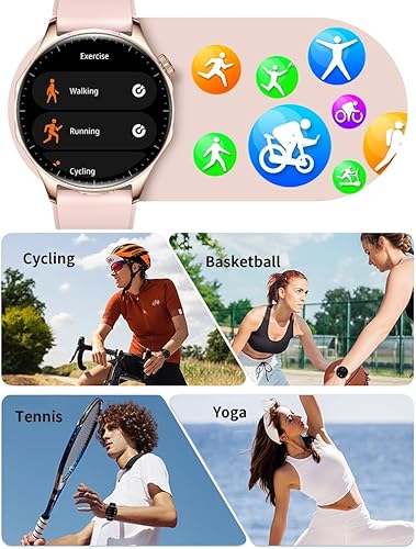 Miniatura 6 de Reloj inteligente 2 en 1 con auriculares, AMOLED de 1.43 pulgadas, pantalla táctil completa colorida y Bluetooth, reloj inteligente para hombres y