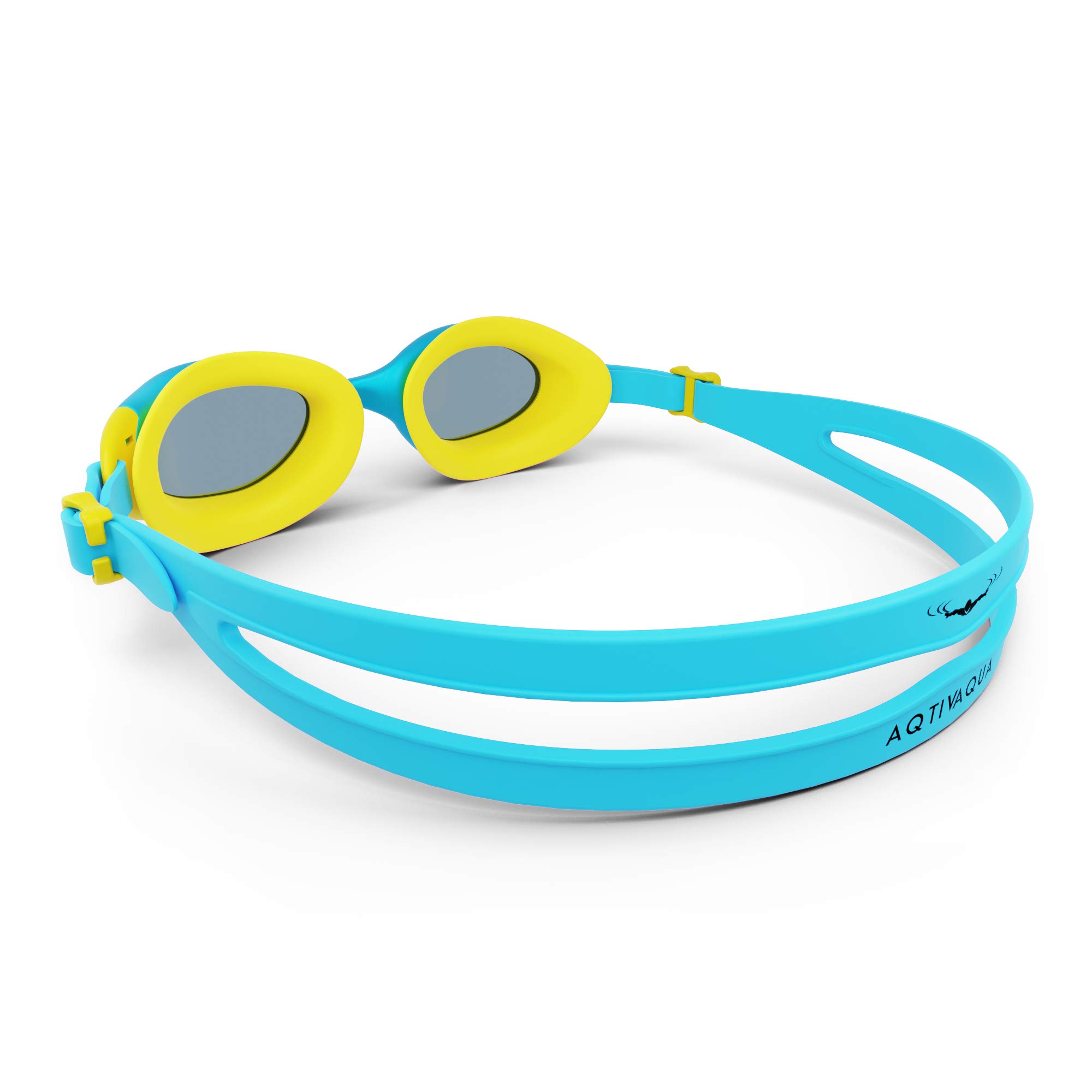 Glugahrif Lunettes De Natation Enfants (2-12 Ans) – Anti-buée, Anti-UV, Bouchons D’Oreilles Inclus
