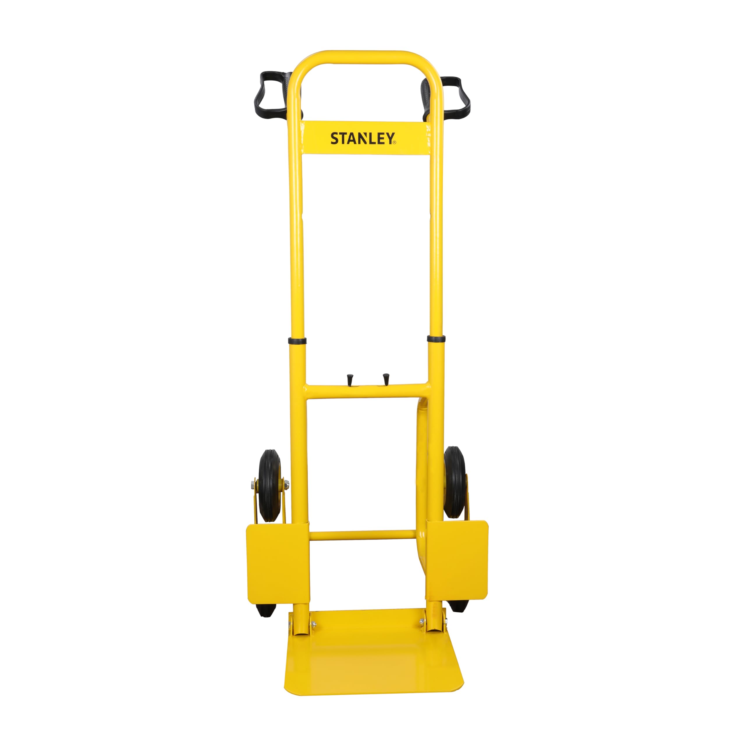 Stanley FT521 Diable Pliant - Chariot de Transport avec 6 Roues de Diable - Max. Capacité de Charge 120KG - Métal - 68 x 49 x 113 CM - Pliable