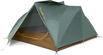 Sea to Summit Ikos Evo Lightweight Tent for Backpacking | Spacious 3-season backpacking and car camping tent with Tension Ridge architecture delivers airflow and adaptable livability