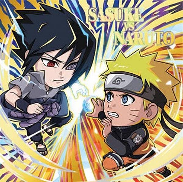 Amazon.co.jp: 【[ホロ＆箔押し仕様] 忍界3-26 ナルトVSサスケ (CR 