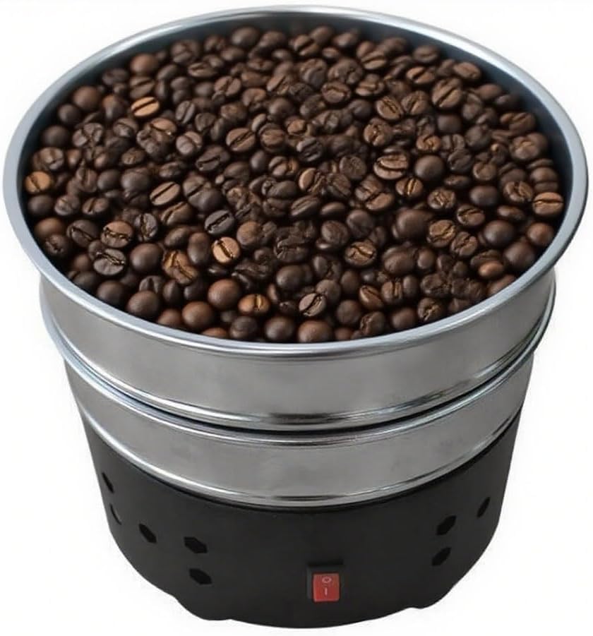 Máquina Enfriadora De Granos De Café Para Tostar, Capacidad De 360 ​​g A 1000 G, Filtro De Doble Capa Con Malla Para Un Enfriamiento Eficiente De Los Granos Tostados 360g