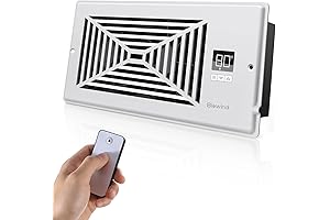 Whisper-Quiet Air Register Fan with Remote Control