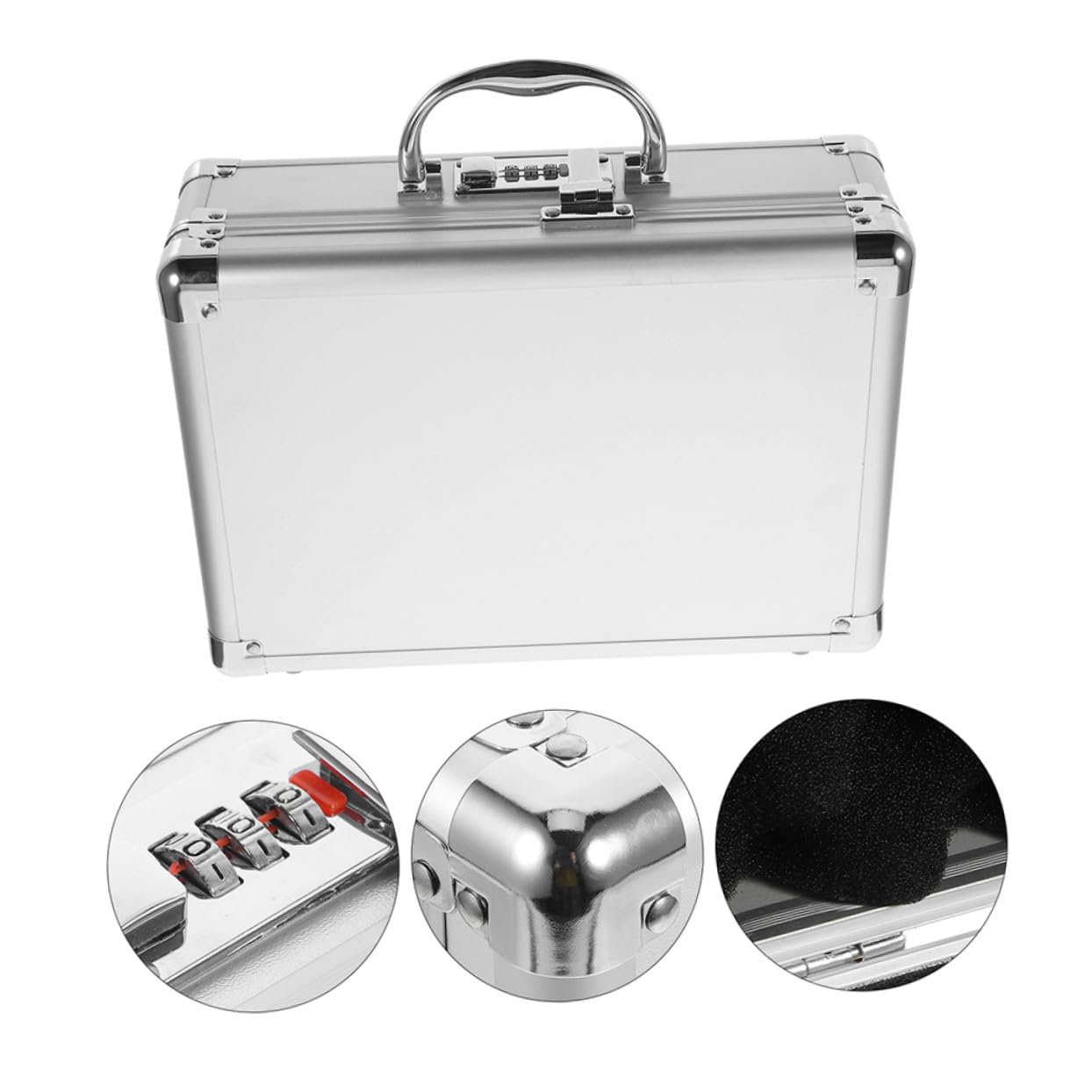 Ipetboom Cassetta Attrezzi Alluminio Organizer Portatile Contenitore Portautensili Resistente per Impieghi Gravosi