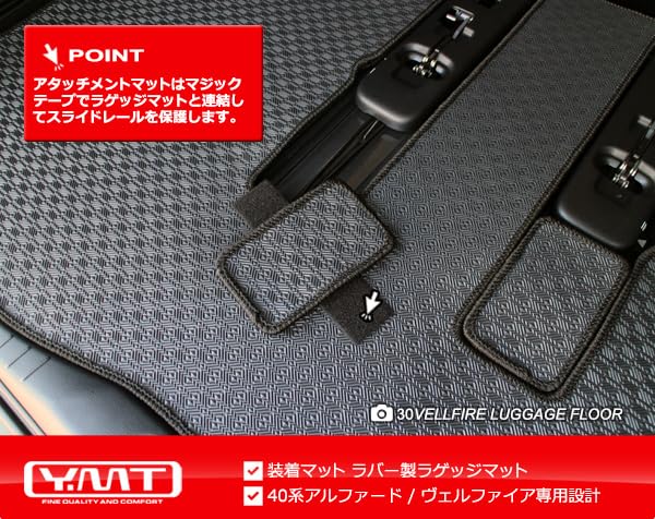 Amazon.co.jp: 40系新型アルファード / ヴェルファイア専用 ラバー製
