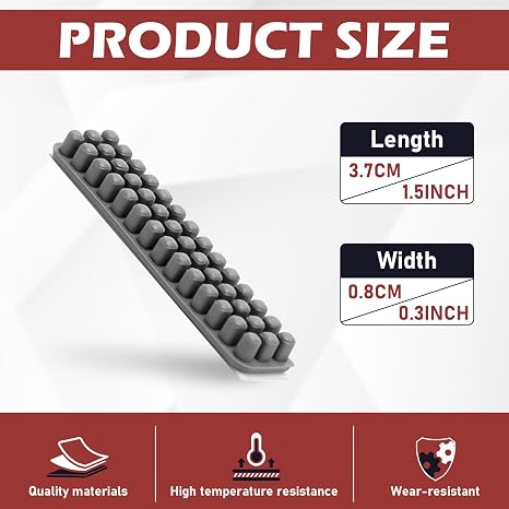 3D Printer Nozzle Brush, 8 Pack Silicone Nozzle Wiper for Bambu Lab A1, Practical 3D Printer Accessories, Cleaning Kit for Nozzles, Improve Printing Quality, Extend Nozzles Life (Only for A1)