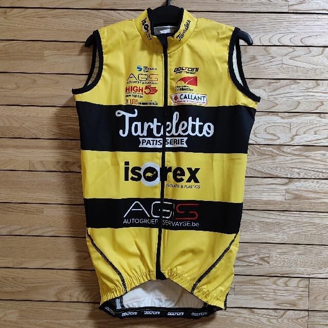 支給品 Tarteletto-Isorex　ウィンドベスト　防風　自転車 XS 支給品 Tarteletto-Isorex ウィンドベスト 防風 自転車 XS