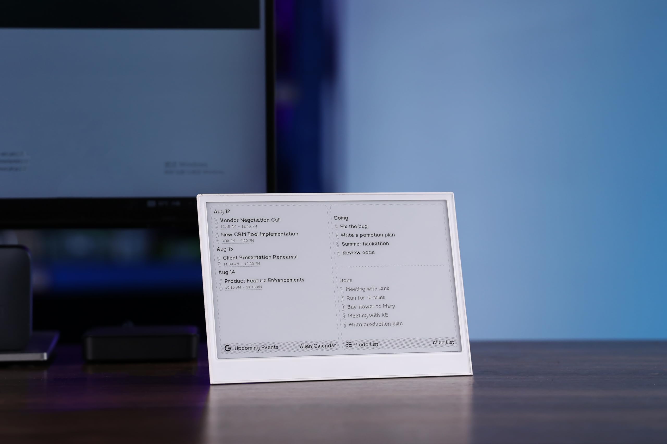 reTerminal E1001 ePaper Display