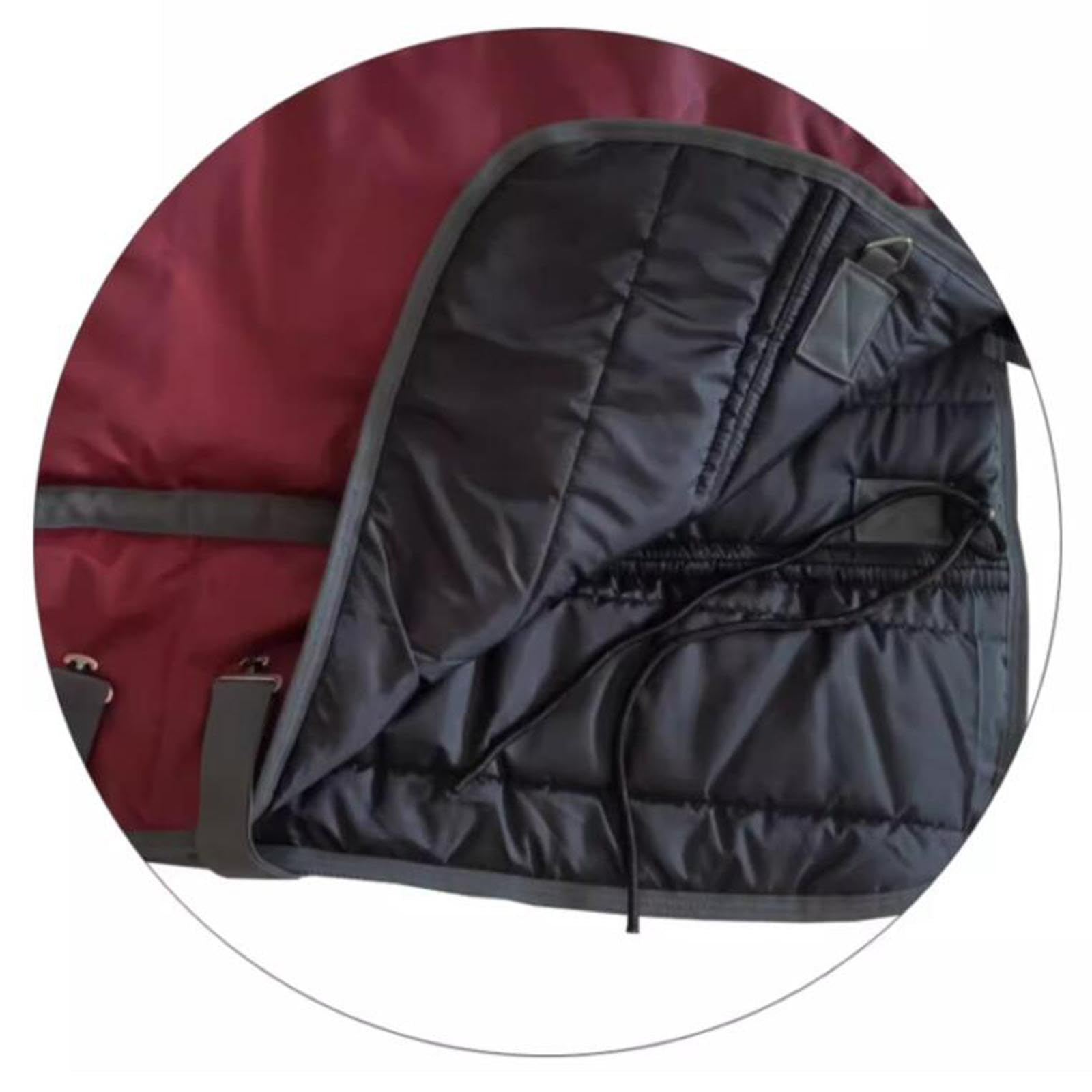 Qianly Manta para Caballo Ropa de Invierno Impermeable Transpirable Protección Térmica en Tela Oxford Adecuada para Actividades Al Aire Libre Y Entrenamiento