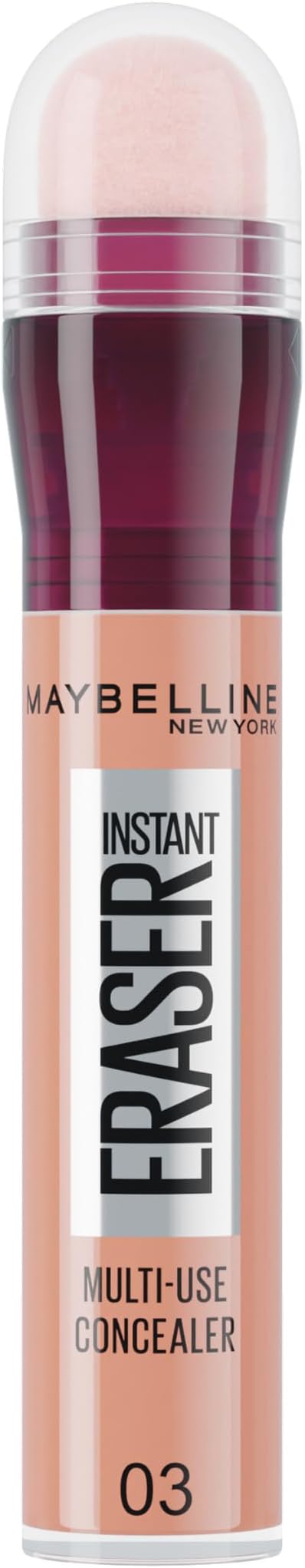 Instant Anti-Age Eraser Eye Concealer for Face, Dark Circles, Blemish & Fine Lines Concealer, Full Coverage, Dermatologist Tested, Suitable for Sensitive Skin, Shade: 03 Fair
