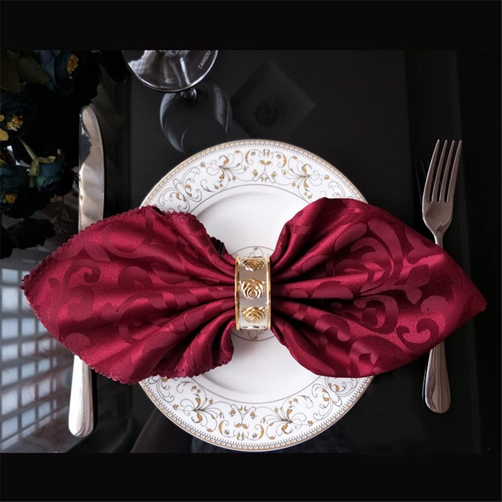 10pcs Polyester 48cm Square Table Cloth Napkins for Wedding Birthday Decoration Colored Napkin Fabric Embroidered (Color : 5, Size : One Size) (1 One Size)