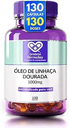 Oleo De Linhaça Dourada 1000mg | 130 Cápsulas