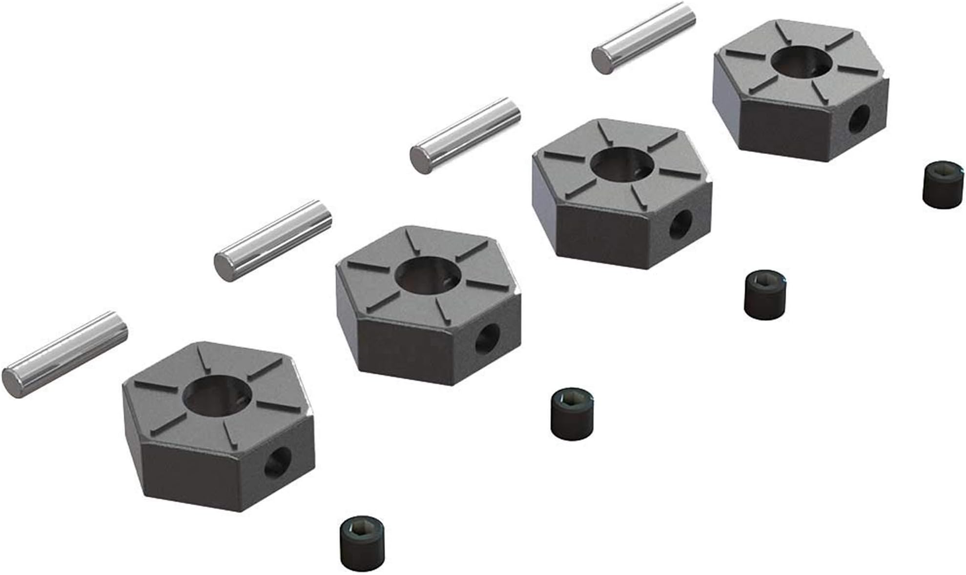 ARRMAWheel Hex Metal 12mm (4)