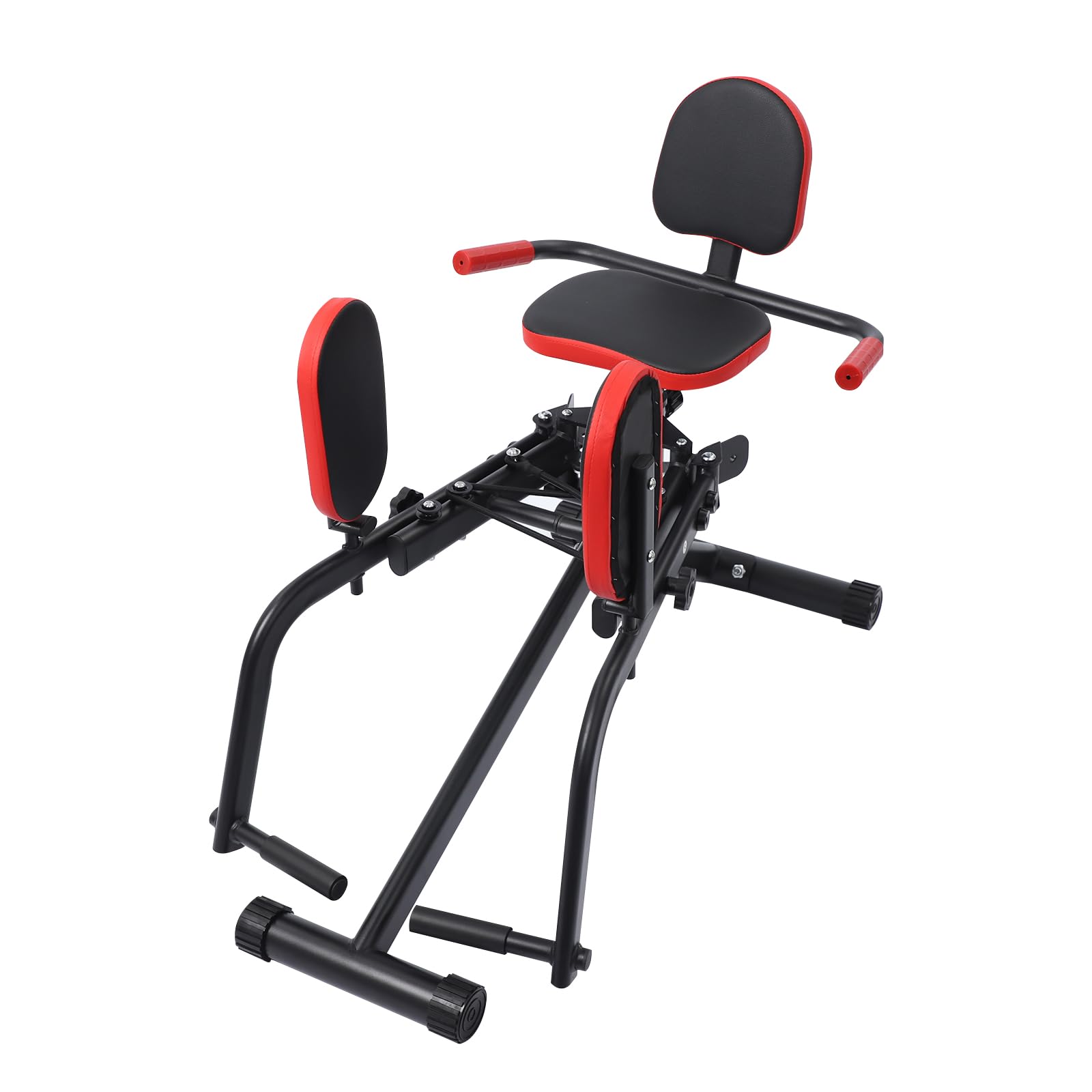 Po Trainer Oberschenkeltrainer mit verstellbarem Widerstandsbänder | Beinspreizer, Adduktoren und Abduktoren, PU Polstern, Bauch Beine Trainingsgerät für Zuhause, Glute Machine