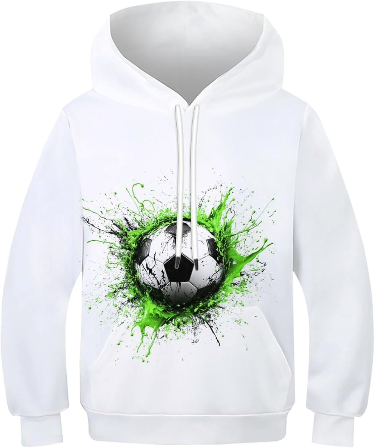 Sweat à capuche 3D Fraise : pull confortable pour l'école et le sport