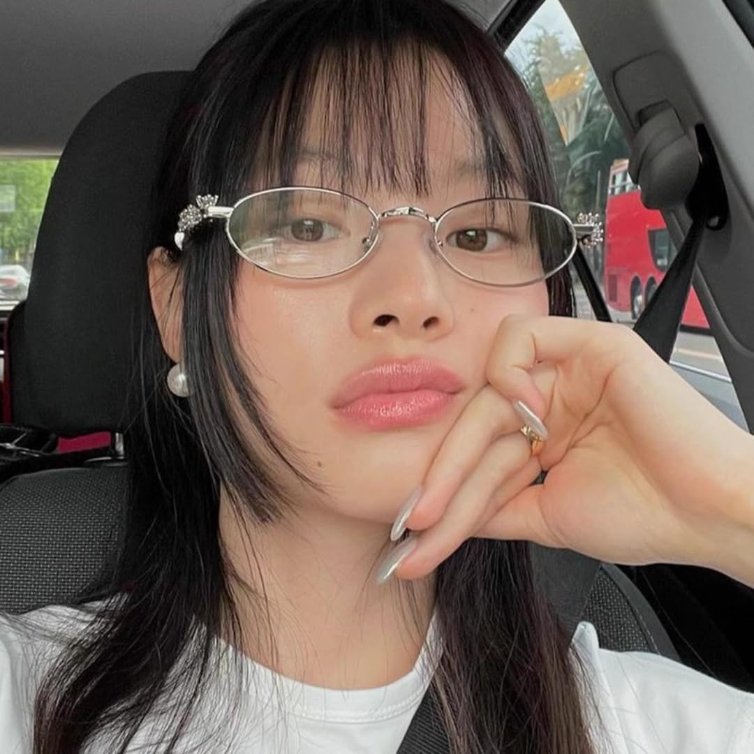 Lunettes de soleil ovales rétro pour femmes petite monture en métal design tendance et luxueux
