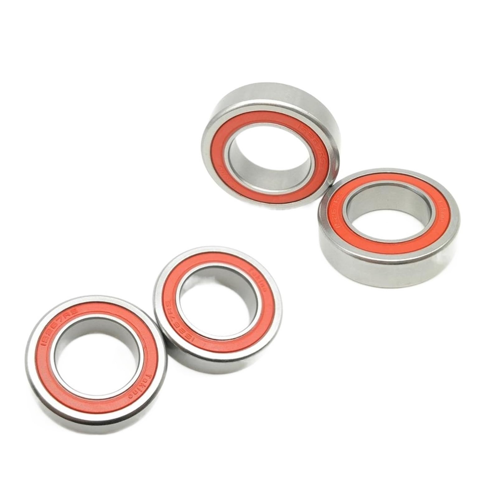 HYUJNAFZR Bimetal Seal Shield Micro deep Groove Bearing 4pcs 15267-2RS 15x26x7mm Shielded Deep Groove Ball Bearings