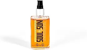 Óleo hidratante Bronzeador Soul Sun Glow Mix de Óleos naturais - Monoi do Tahiti, Buriti, Urucum, Cenoura e Coco.