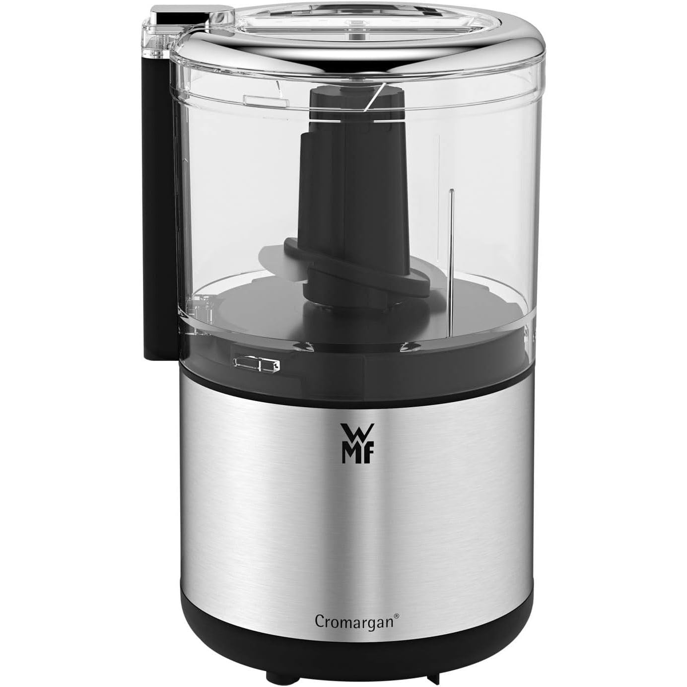 WMF KITCHENminis Hachoir électrique, Mixeur, 0.3 L, 65 W, Inox Cromargan, 2 lames inox, Bol Tritan sans BPA 0416580011