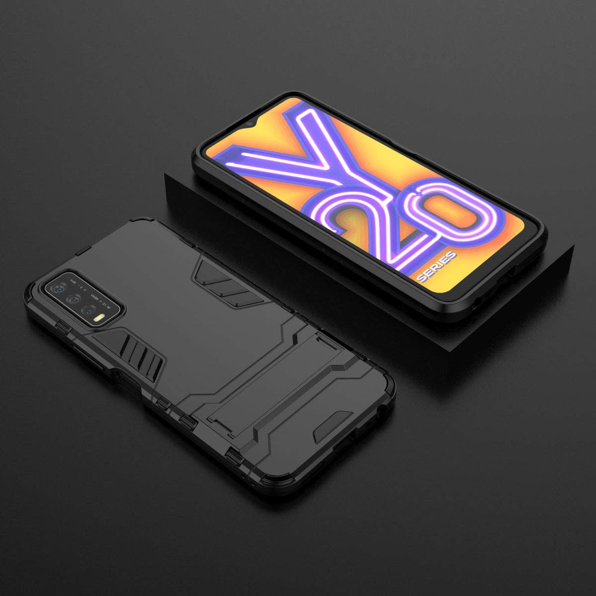 Hybrid Case For Vivo Y20/Y20i/Y20A/Y20G/Y20s/Y30G,Dual Layer Protection - View #7