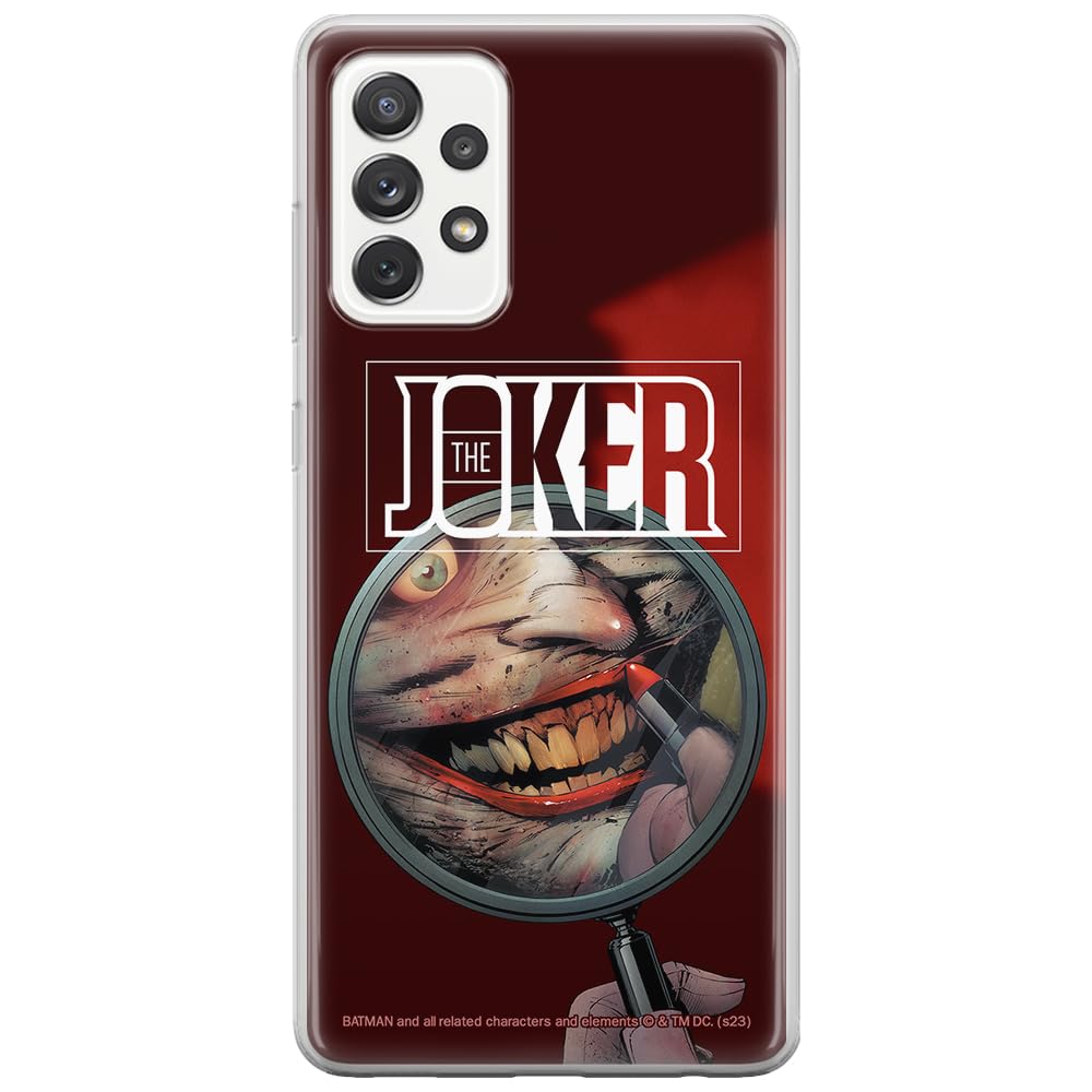 ERT GROUP mobile phone case for Samsung A52 5G / A52 LTE 4G / A52S 5G original and officially Licensed DC pattern Joker 022 optimally adapted to the shape of the mobile phone, case made of TPU