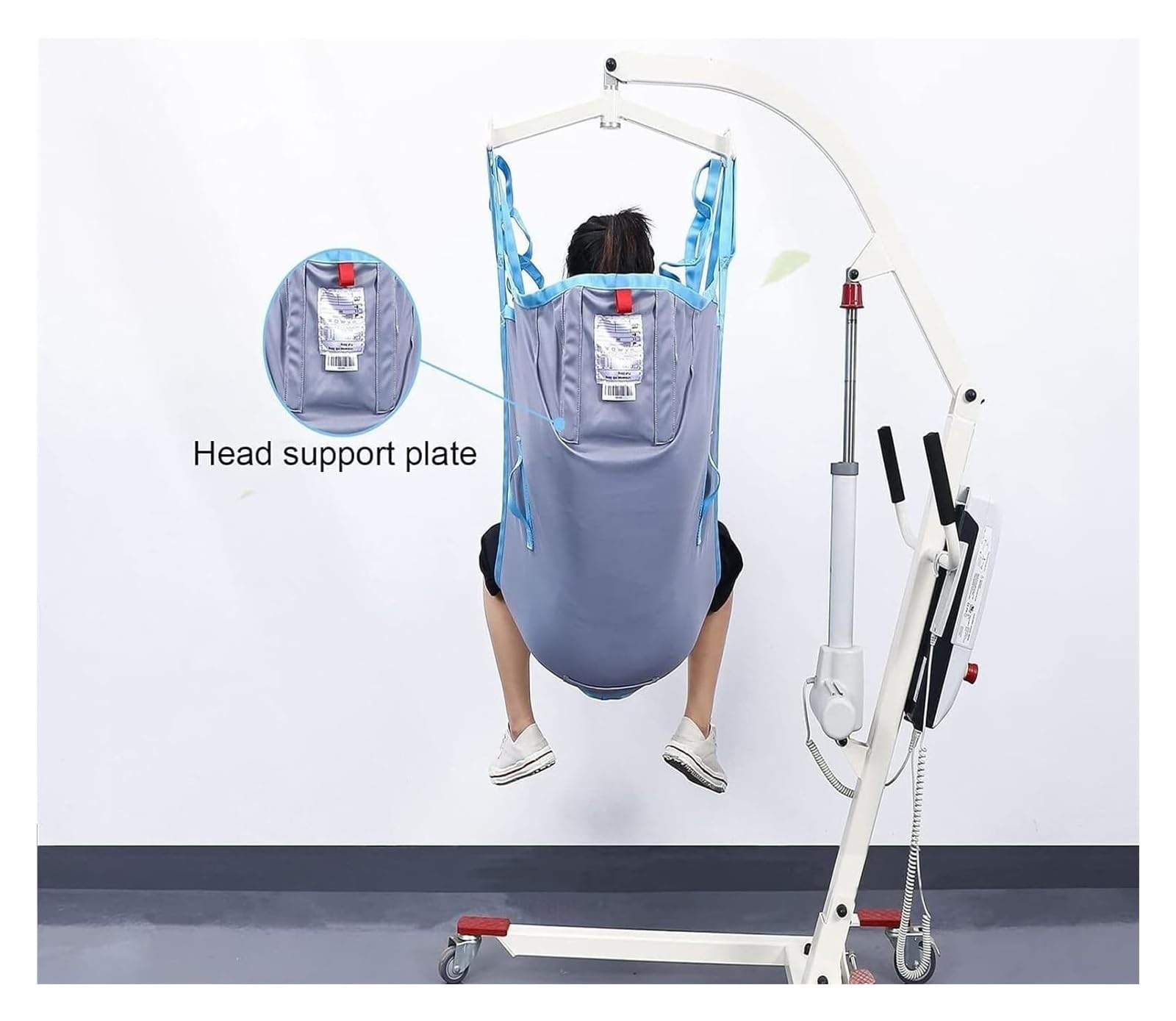 Arnés de Transferencia para Baño y WC - Cinturón de Levantamiento con Abertura Pierna, Soporta 275kg, Ideal para Ancianos, Discapacitados y Obesidad