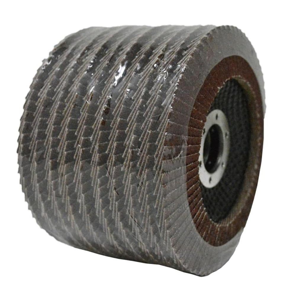 Confezione da 10 dischi lamellari da 4,5" for smerigliatrice angolare - Dischi abrasivi durevoli for metallo e legno(120grit)