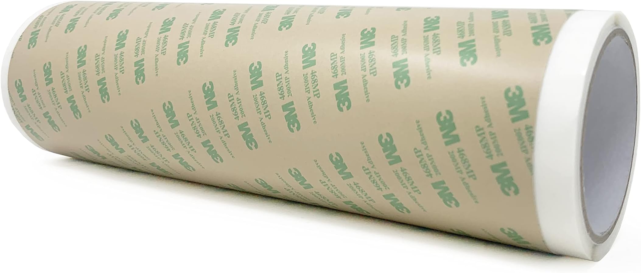 3M 468MP Double Sided Adhesive Transfer Tape Sheet Roll 12" Wide x 20'