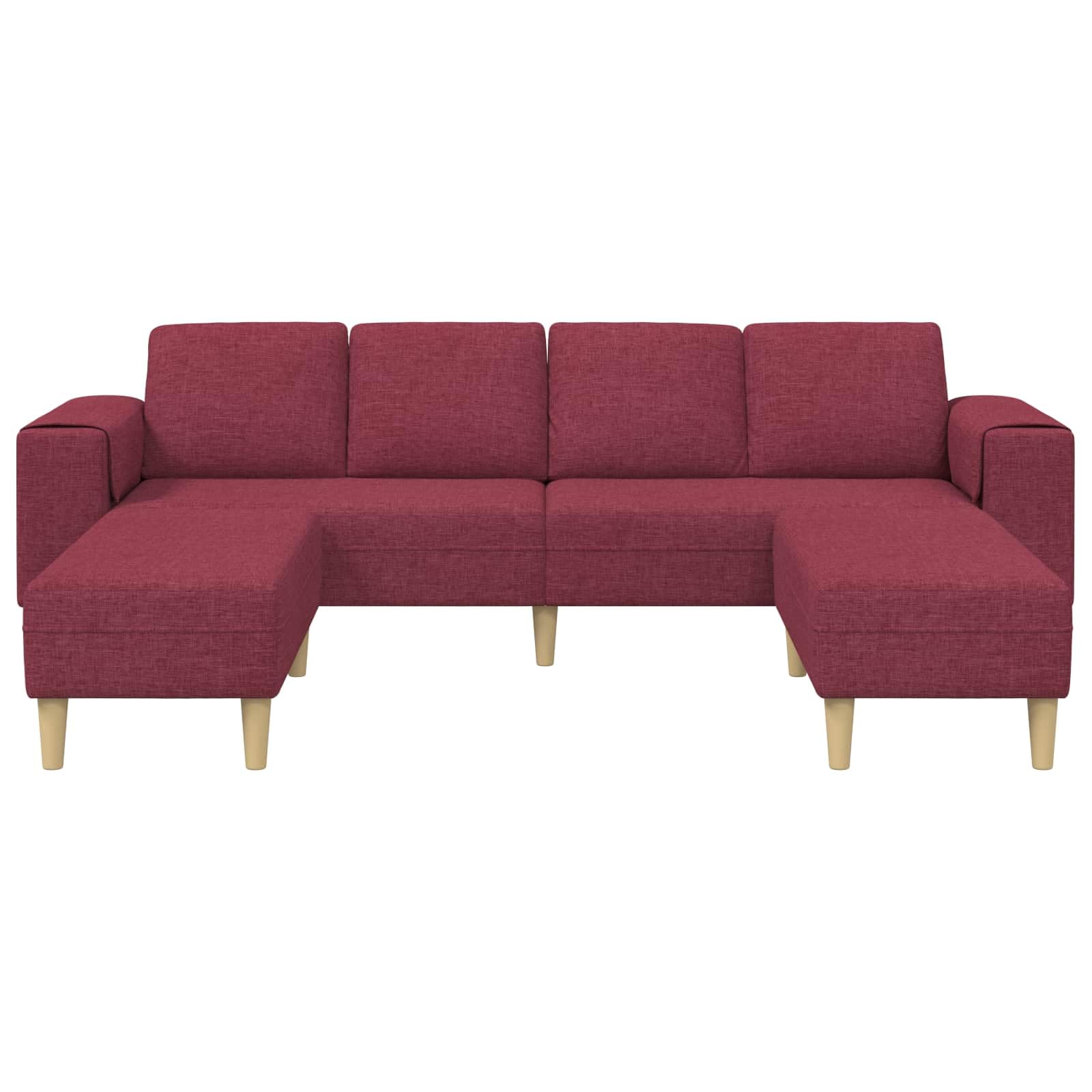 Sofa do salonu, 3-częściowa, z poliestru, z wypełnieniem piankowym, trwała, do relaksu i spotkań towarzyskich