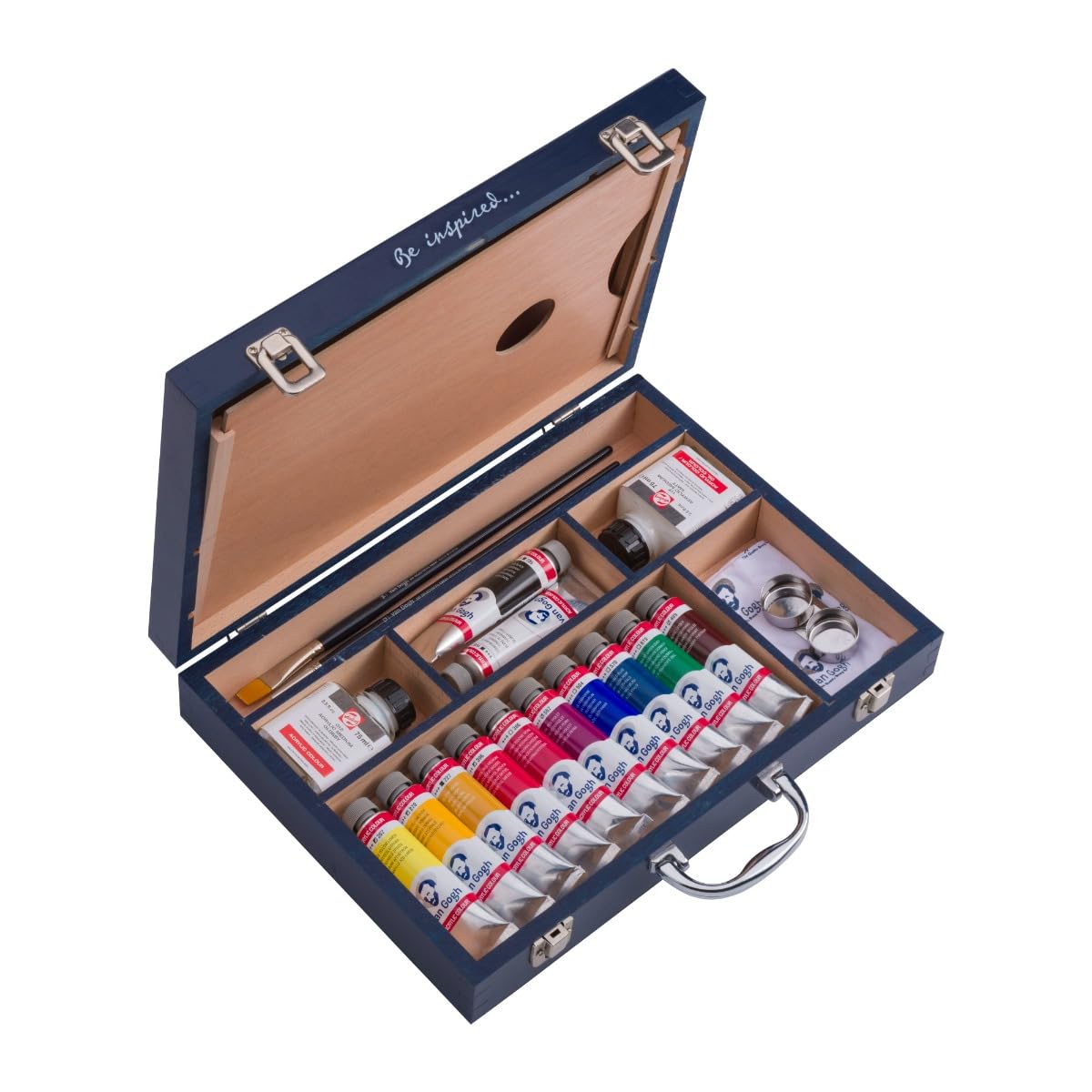 Van Gogh - Caja de inicio de pintura acrílica XL 12 x 40 ml + accesorios