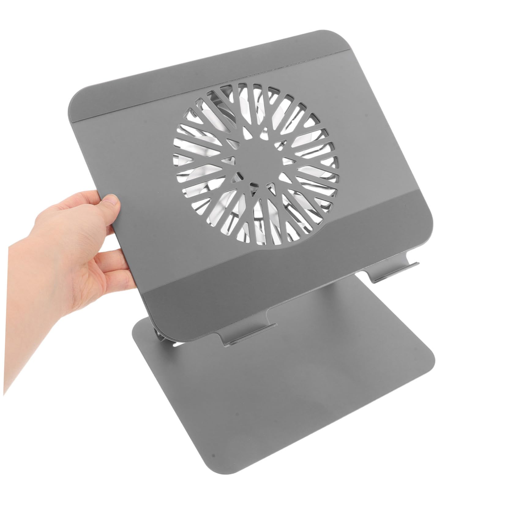 Support pour Ordinateur Portable Pliable en Acier au Carbone, Ventilé