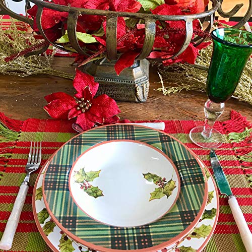 Conjunto Alleanza de 6 Xicaras Chá c/pires Natalina