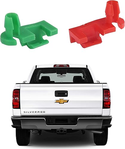 Miniatura 3 de 3 pares de clips de barra de manija de puerta trasera izquierda y derecha para GMC Silverado, Sierra, Chevy 1999-2007 - OEM 88981030, 88981031