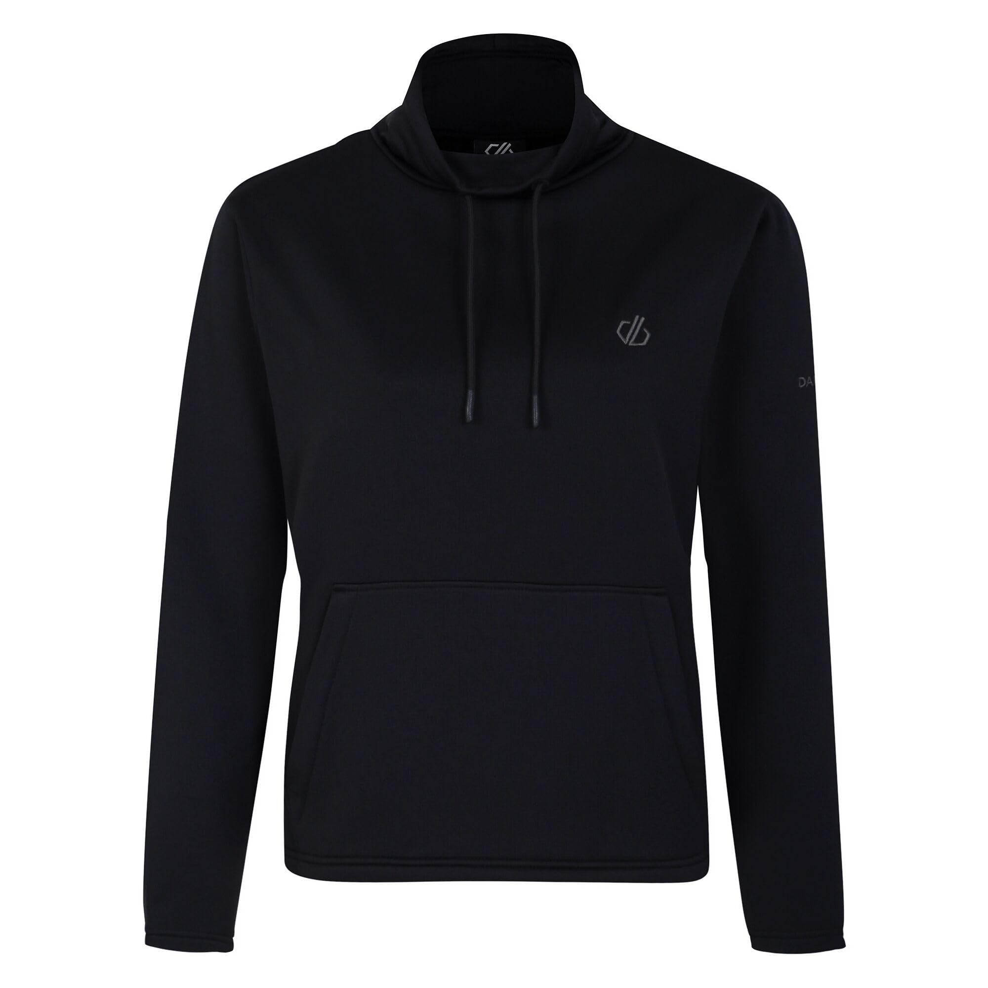 Dare 2b Women's Lexan Fleece with recycled polyester and elastane blend fabric, perfect for Gym, Outdoors & Wintersports Black