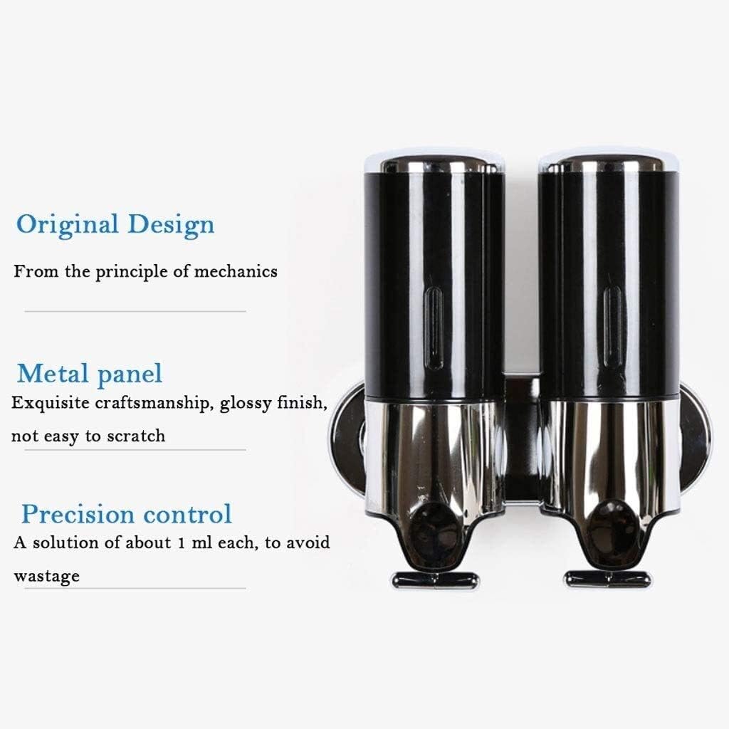 Soap Dispenser Refillable Hand Lotion Dispensers Soap Bottle Double-Head Stainless Steel Plastic Soap Dispenser Cosmetic Bottle Hand Sanitizer Bottle Shampoo Shower Gel Lotion Dispenser 1000ml Kitche