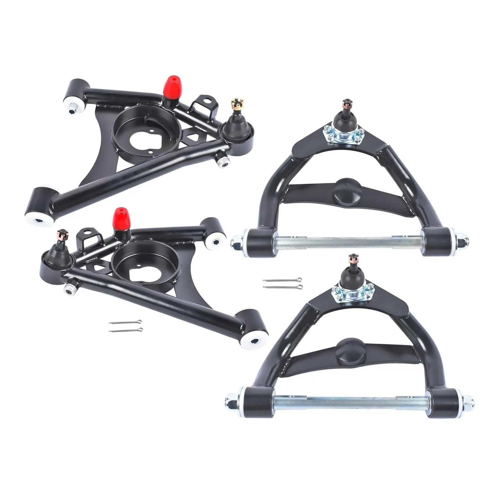 AP02 Rohrquerlenker-Kit Oben Unten Pulverbeschichtet Kompatibel Chevy Monte Carlo S10 GMC G-Body Caballero