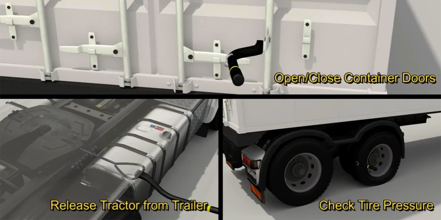 Opnbar Safety Tool (18 Pack) - 3 Trucker Tools in 1: Leverage Bar, Tire Thumper and 5th Wheel Hitch Release, Steel - by Shipping Container Safety International 6f706e626118